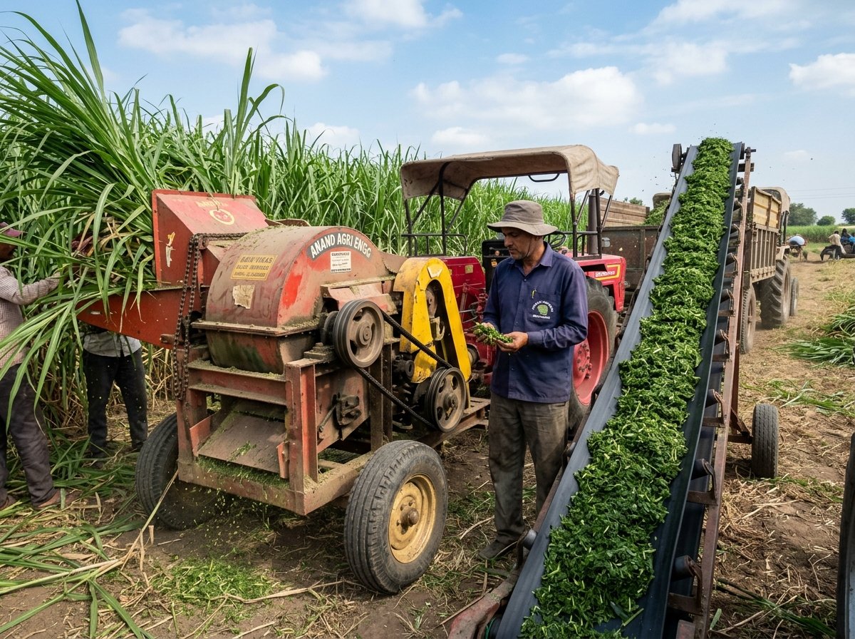 Mechanized Cutting & Silage Vacuum Baling in Anand